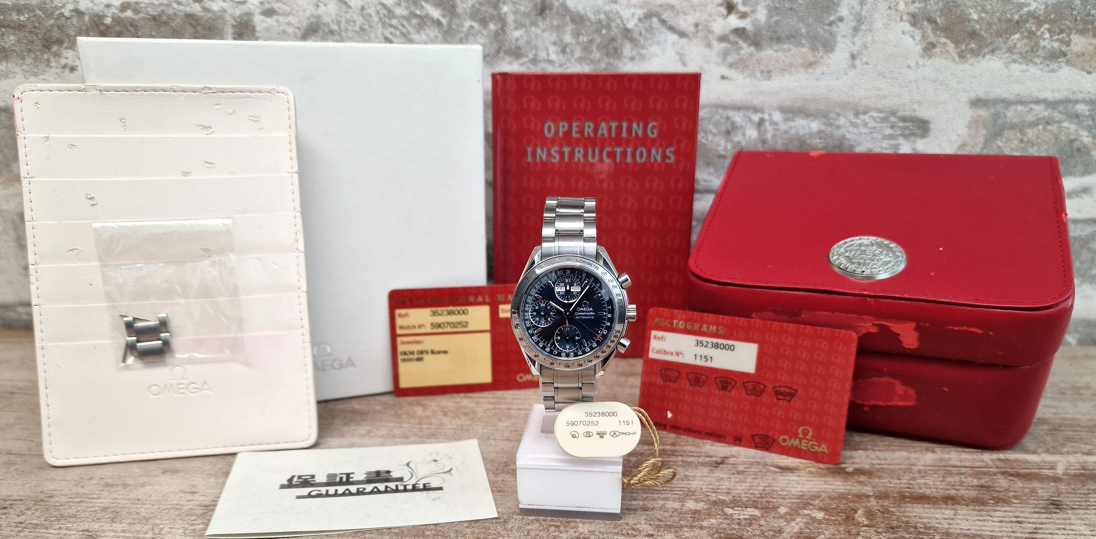 Omega Speedmaster Triple Date Full Set Omega Speedmaster Triple Date Full Set