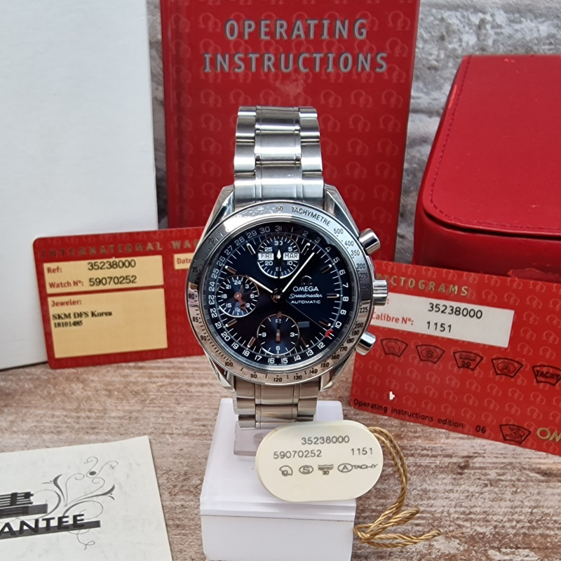 Omega Speedmaster Triple Date Full Set Omega Speedmaster Triple Date Full Set