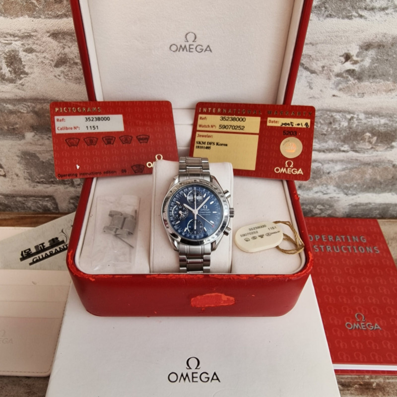 Omega Speedmaster Triple Date Full Set Omega Speedmaster Triple Date Full Set