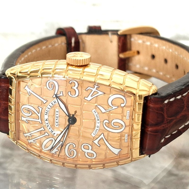 Franck Muller 18k Croco - Full Set. Franck Muller 18k Croco - Full Set.