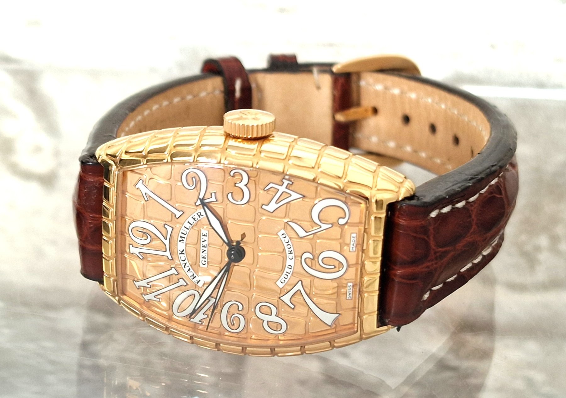 Franck Muller 18k Croco - Full Set. Franck Muller 18k Croco - Full Set.