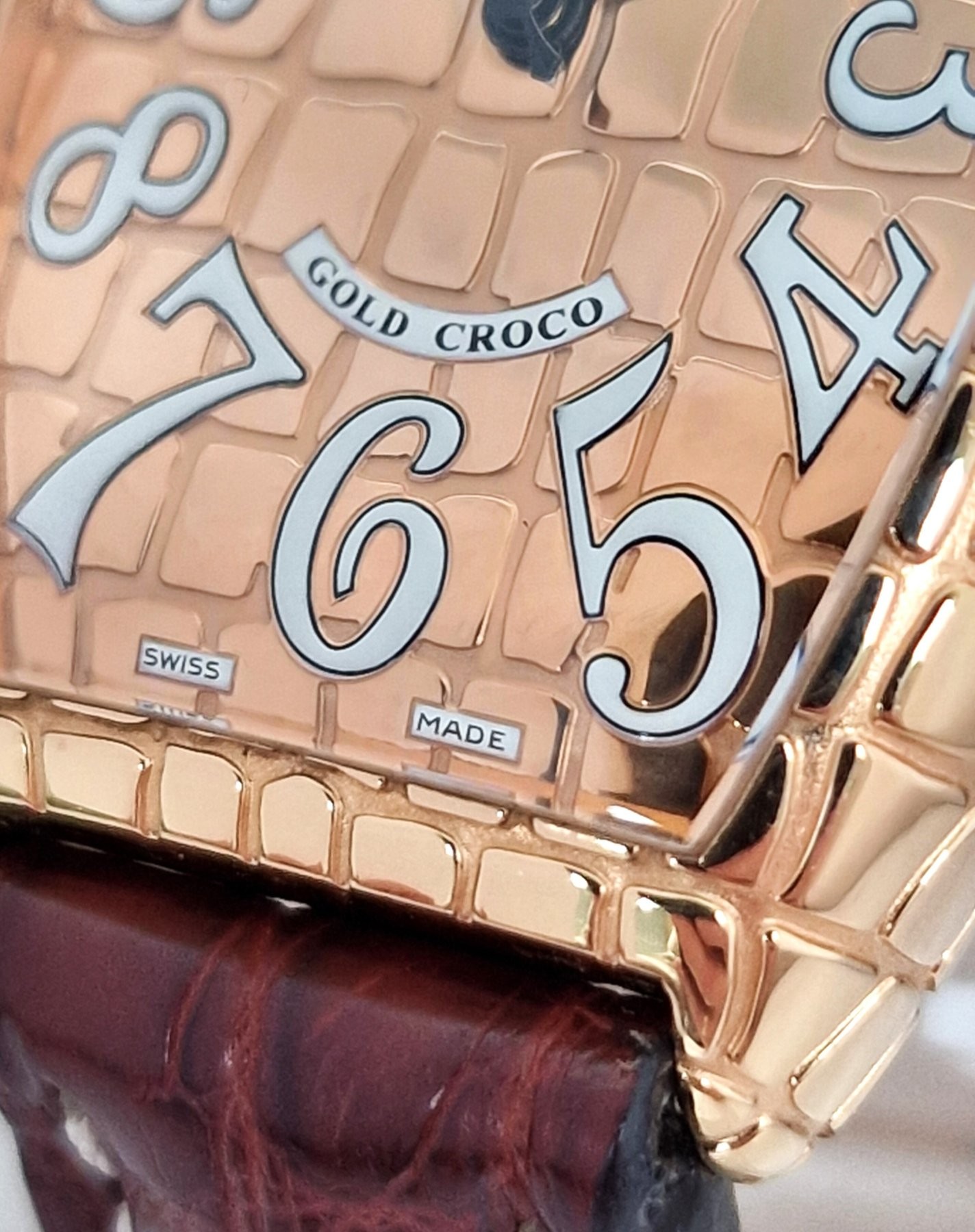 Franck Muller 18k Croco - Full Set. Franck Muller 18k Croco - Full Set.