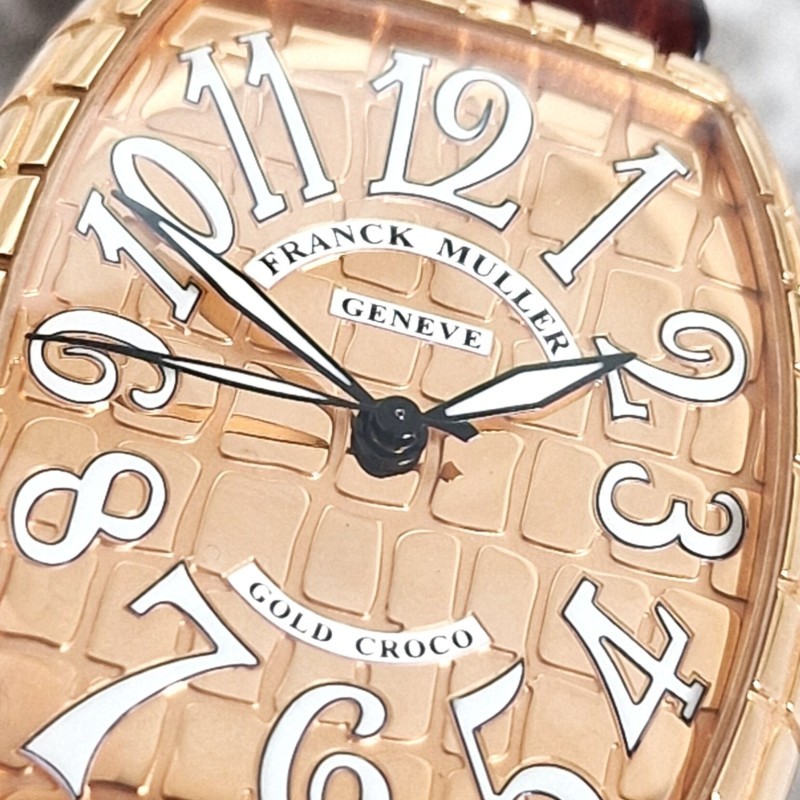 Franck Muller 18k Croco - Full Set. Franck Muller 18k Croco - Full Set.