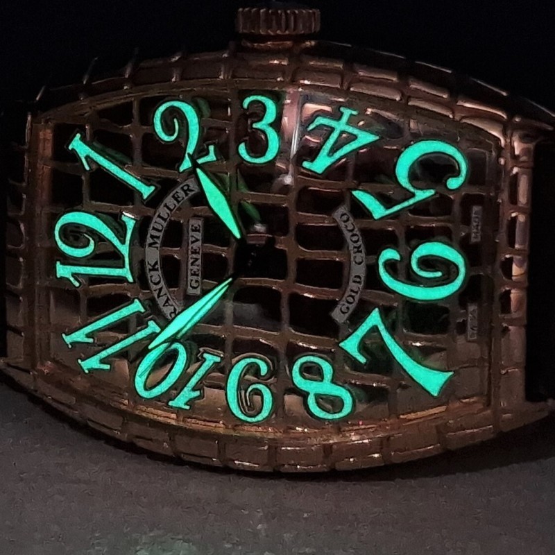Franck Muller 18k Croco - Full Set. Franck Muller 18k Croco - Full Set.