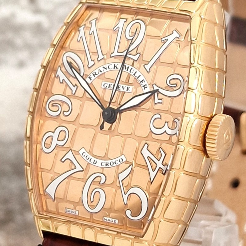 Franck Muller 18k Croco - Full Set. Franck Muller 18k Croco - Full Set.