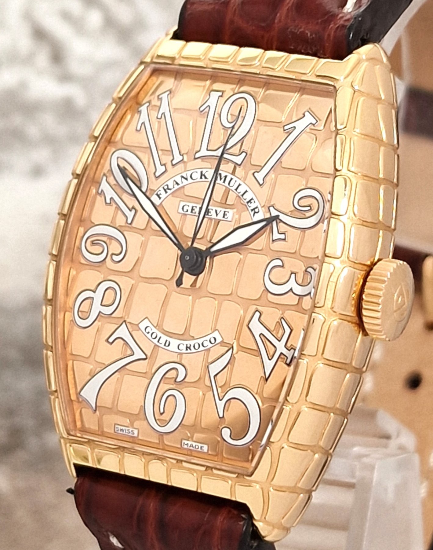 Franck Muller 18k Croco - Full Set. Franck Muller 18k Croco - Full Set.