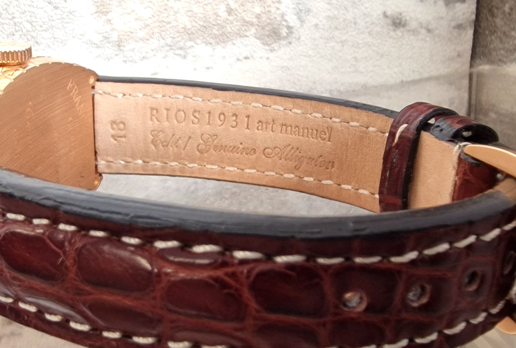 Franck Muller 18k Croco - Full Set. Franck Muller 18k Croco - Full Set.