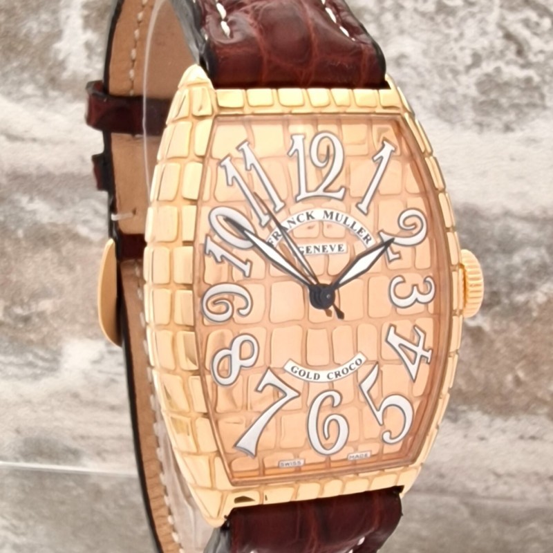 Franck Muller 18k Croco - Full Set. Franck Muller 18k Croco - Full Set.