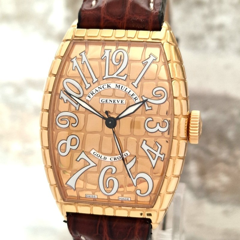 Franck Muller 18k Croco - Full Set. Franck Muller 18k Croco - Full Set.