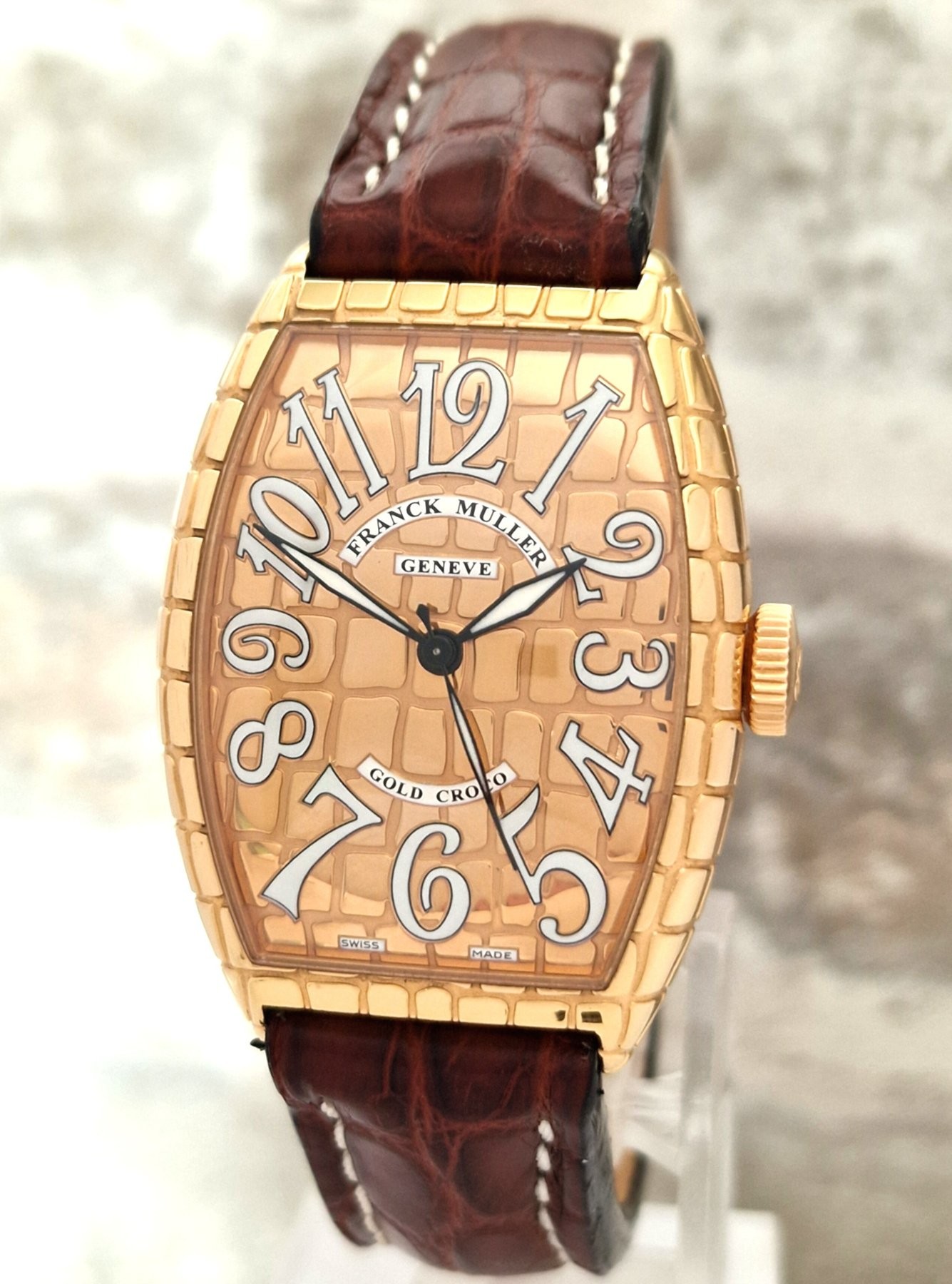 Franck Muller 18k Croco - Full Set. Franck Muller 18k Croco - Full Set.