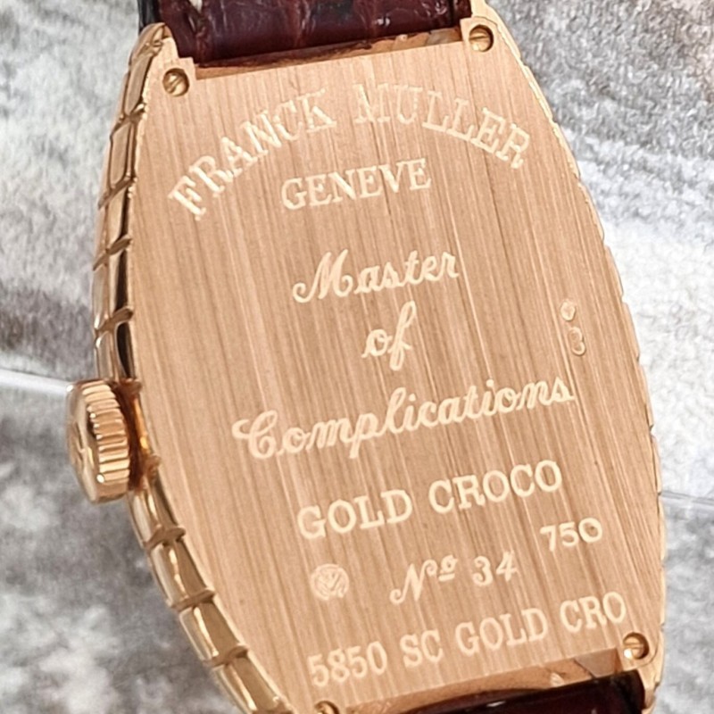 Franck Muller 18k Croco - Full Set. Franck Muller 18k Croco - Full Set.