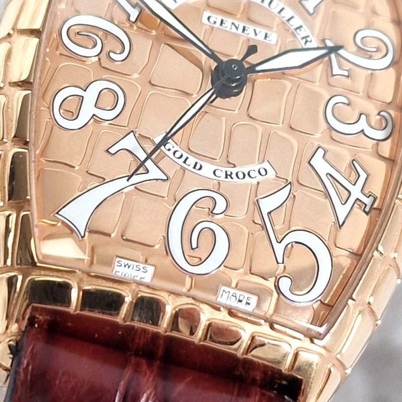 Franck Muller 18k Croco - Full Set. Franck Muller 18k Croco - Full Set.