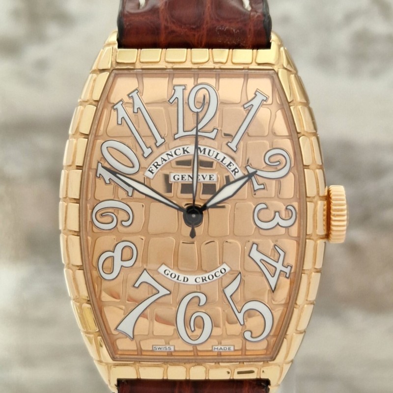 Franck Muller 18k Croco - Full Set. Franck Muller 18k Croco - Full Set.