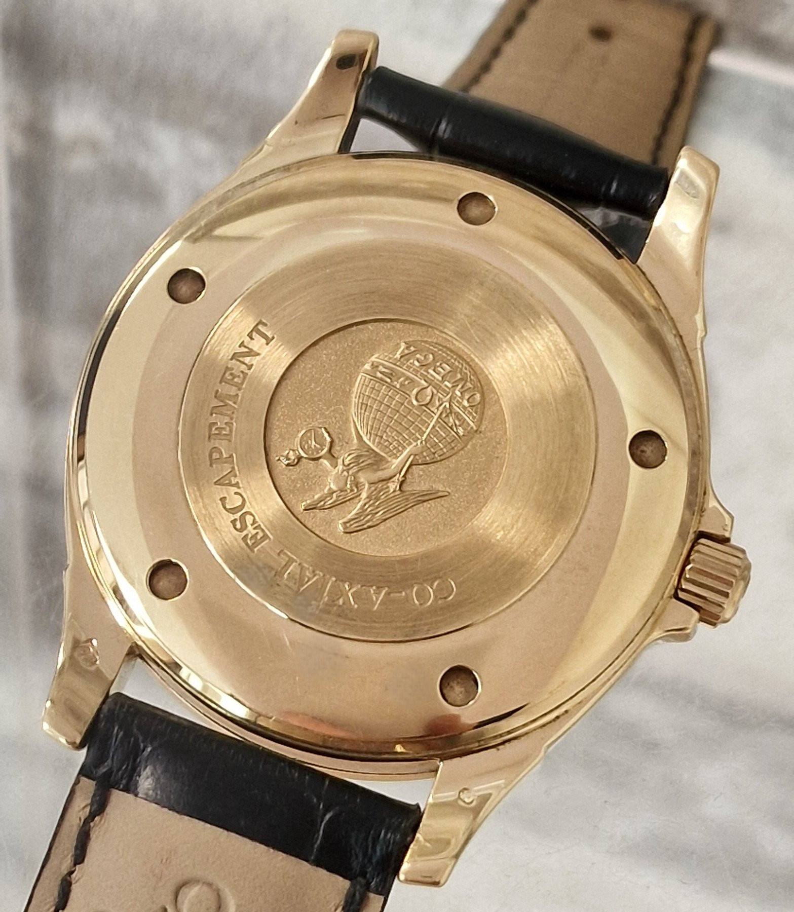 18k Omega De Ville Co-Axial - Full Set