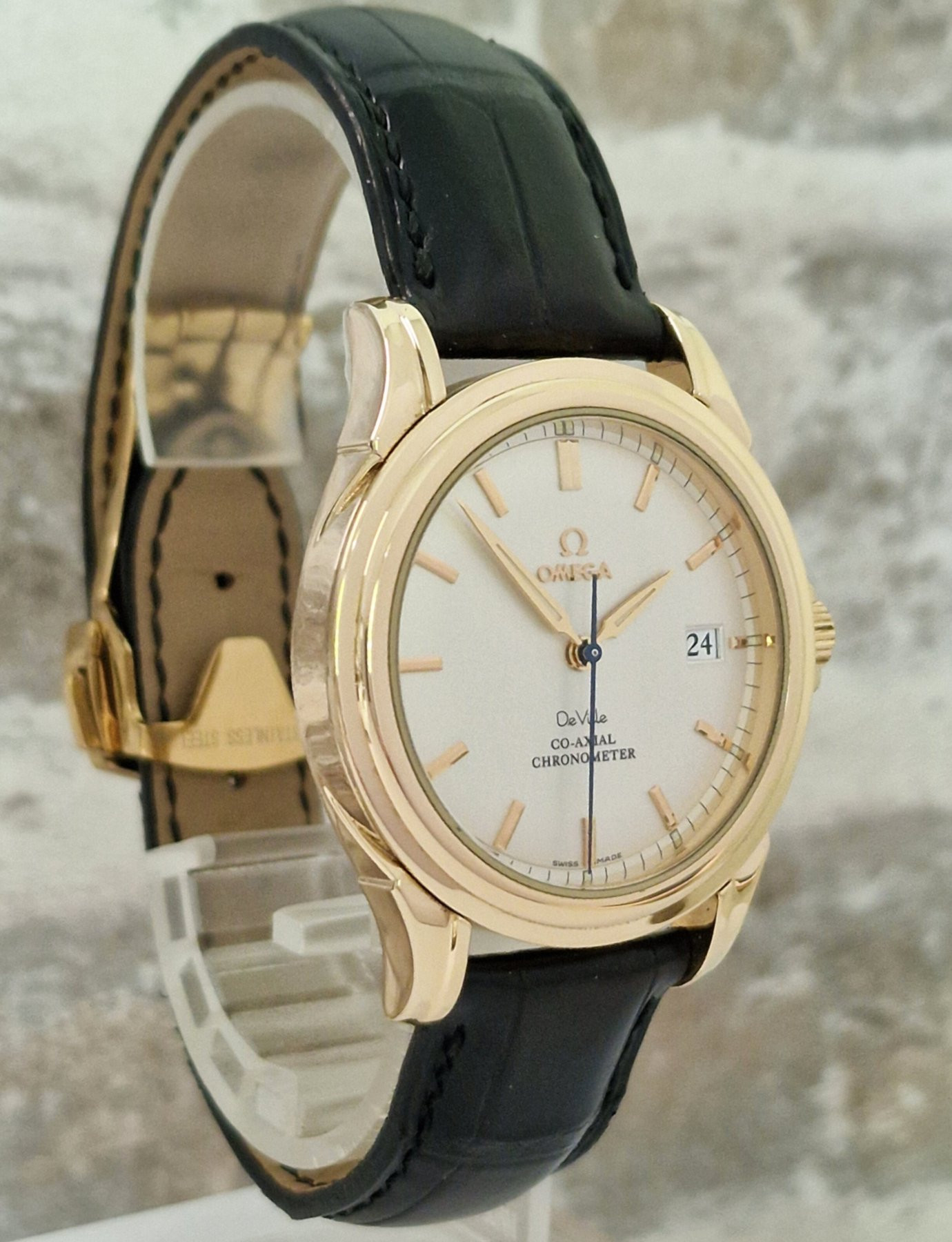 18k Omega De Ville Co-Axial- Full Set 18k Omega De Ville Co-Axial- Full Set