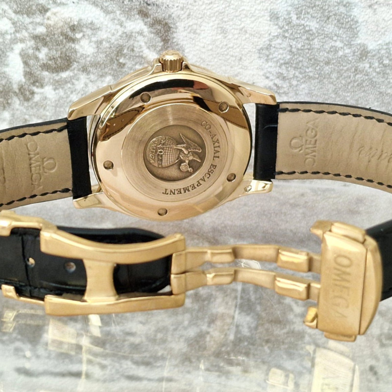 18k Omega De Ville Co-Axial - Full Set