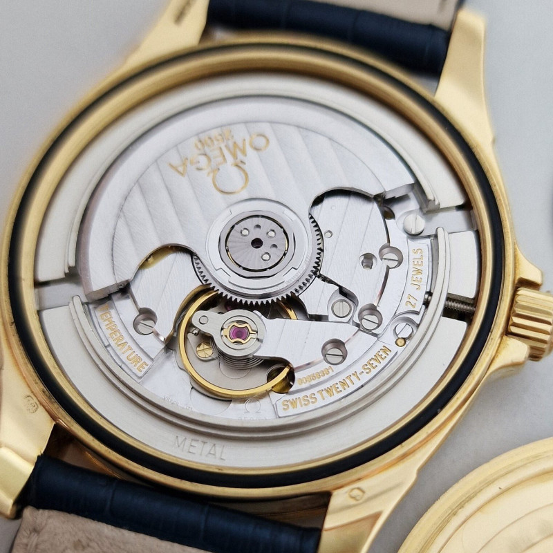 18k Omega De Ville Co-Axial - Full Set