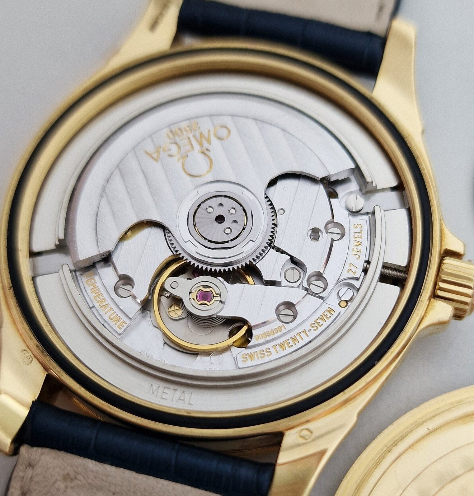 18k Omega De Ville Co-Axial - Full Set