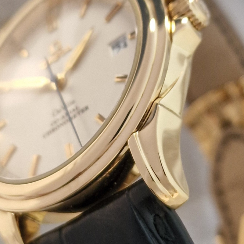 18k Omega De Ville Co-Axial - Full Set