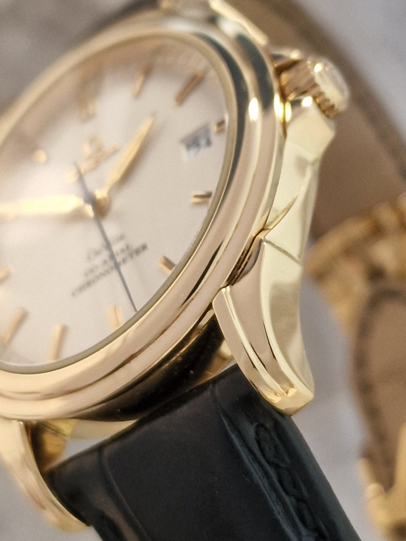 18k Omega De Ville Co-Axial- Full Set 18k Omega De Ville Co-Axial- Full Set