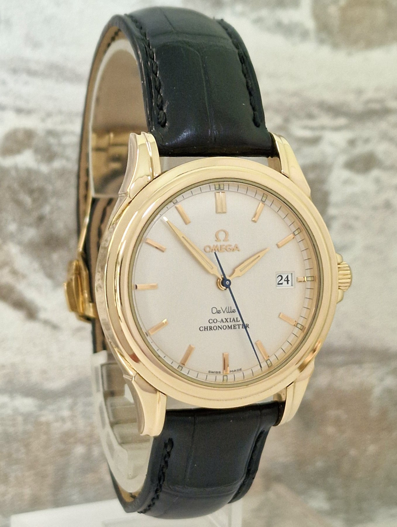 18k Omega De Ville Co-Axial- Full Set 18k Omega De Ville Co-Axial- Full Set