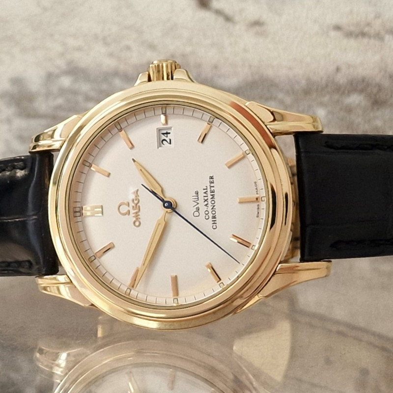 18k Omega De Ville Co-Axial- Full Set 18k Omega De Ville Co-Axial- Full Set