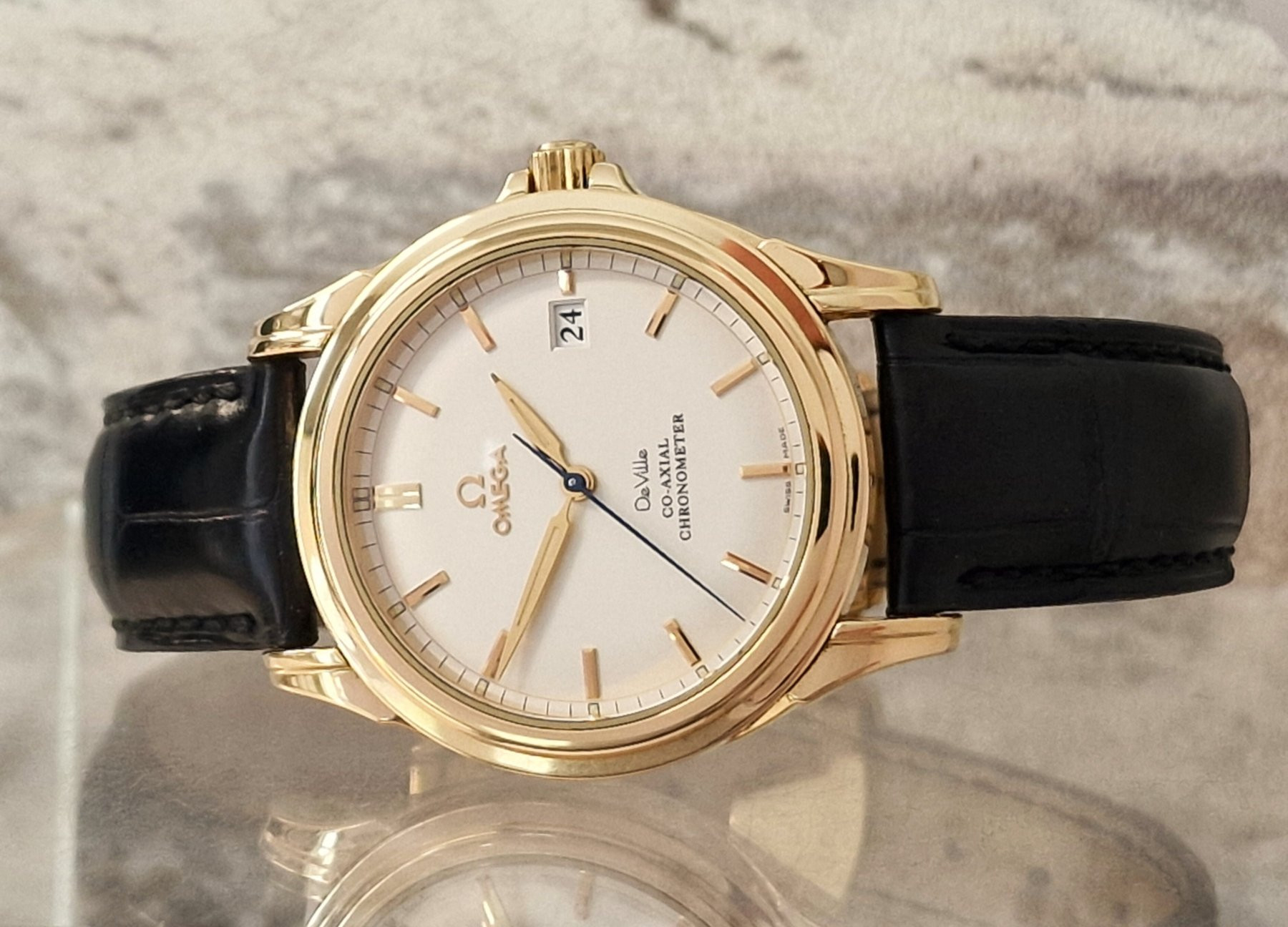 18k Omega De Ville Co-Axial- Full Set 18k Omega De Ville Co-Axial- Full Set