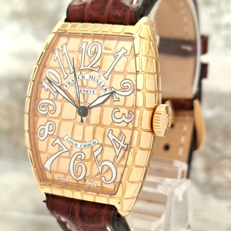 Franck Muller 18k Croco - Full Set. Franck Muller 18k Croco - Full Set.