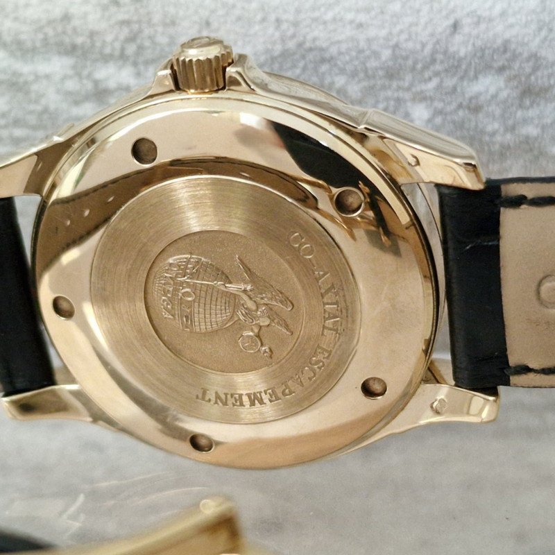 18k Omega De Ville Co-Axial - Full Set