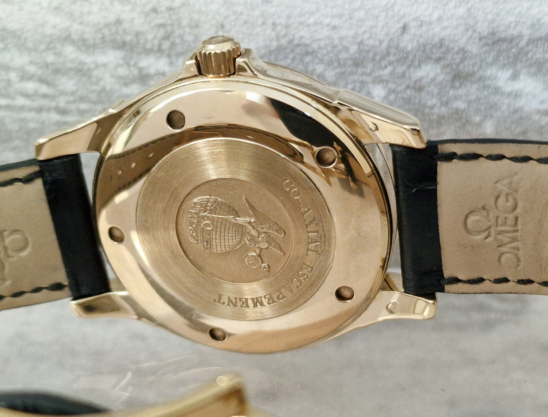 18k Omega De Ville Co-Axial- Full Set 18k Omega De Ville Co-Axial- Full Set