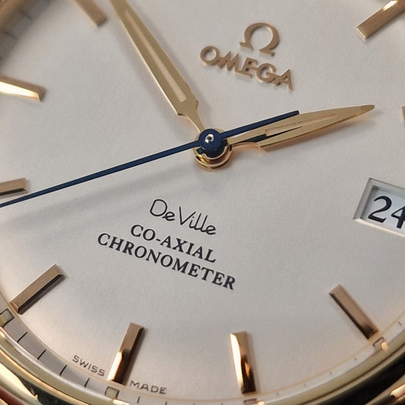 18k Omega De Ville Co-Axial- Full Set 18k Omega De Ville Co-Axial- Full Set
