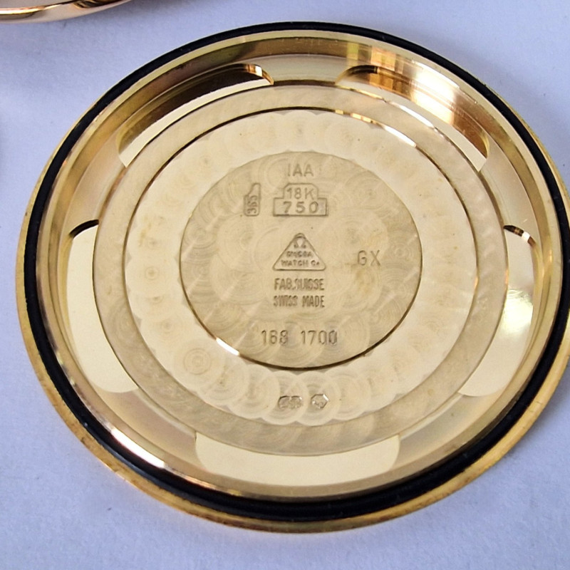 18k Omega De Ville Co-Axial - Full Set