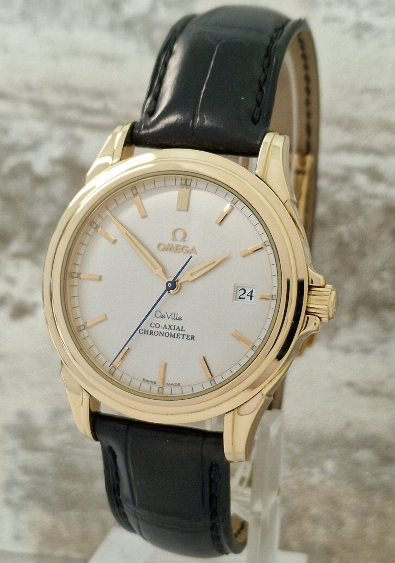 18k Omega De Ville Co-Axial - Full Set