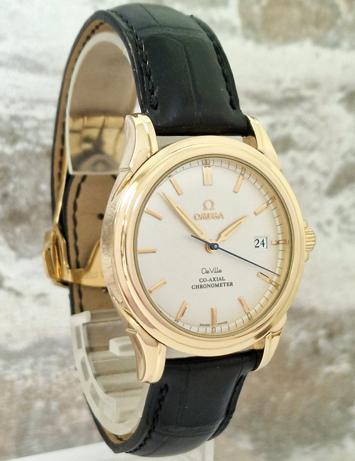 18k Omega De Ville Co-Axial- Full Set 18k Omega De Ville Co-Axial- Full Set