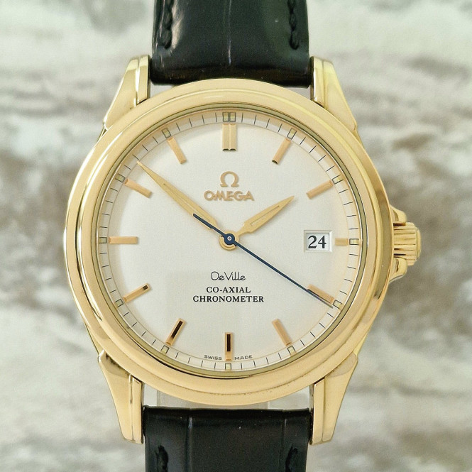 18k Omega De Ville Co-Axial- Full Set 18k Omega De Ville Co-Axial- Full Set