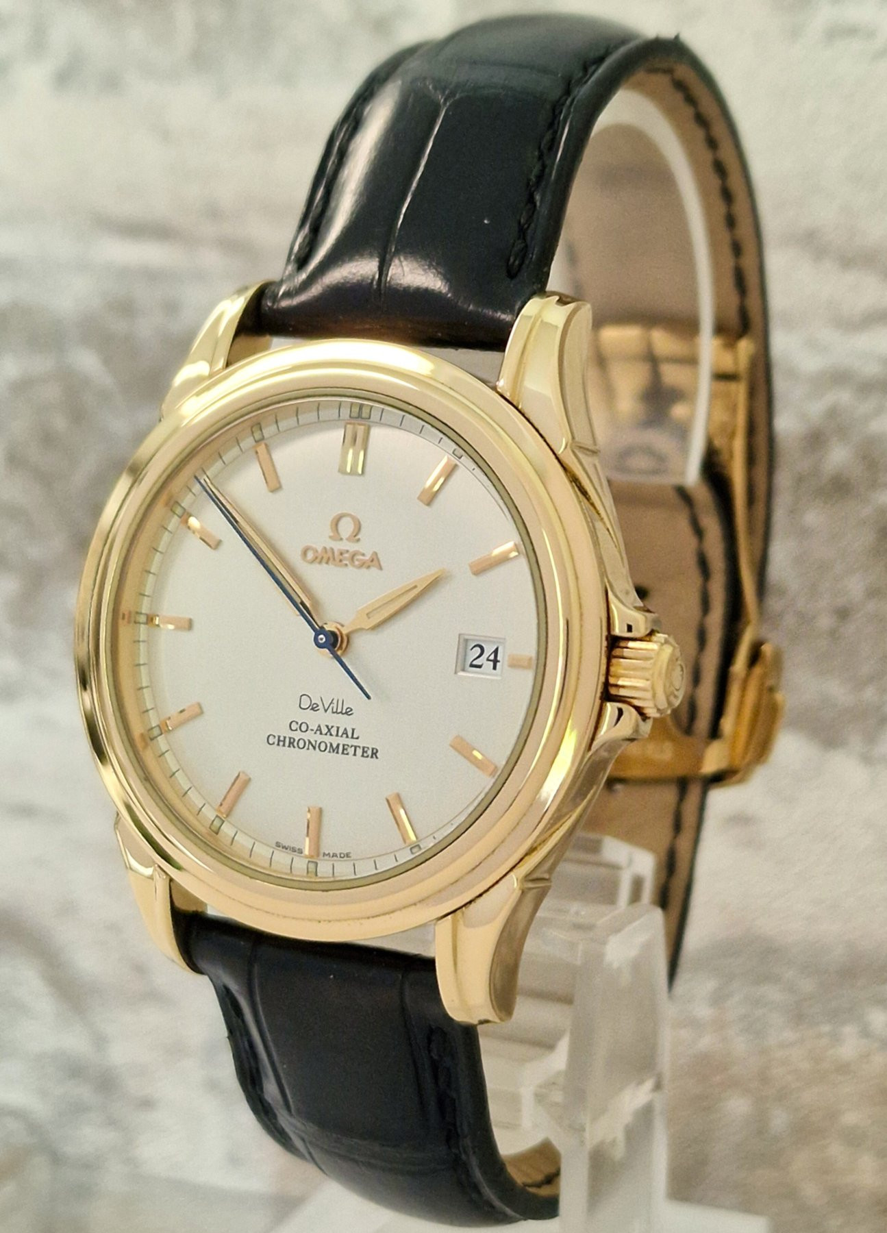 18k Omega De Ville Co-Axial- Full Set 18k Omega De Ville Co-Axial- Full Set