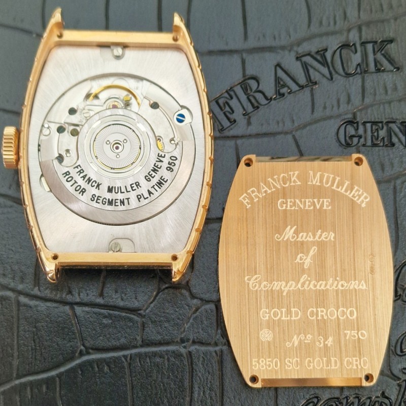 Franck Muller 18k Croco - Full Set. Franck Muller 18k Croco - Full Set.