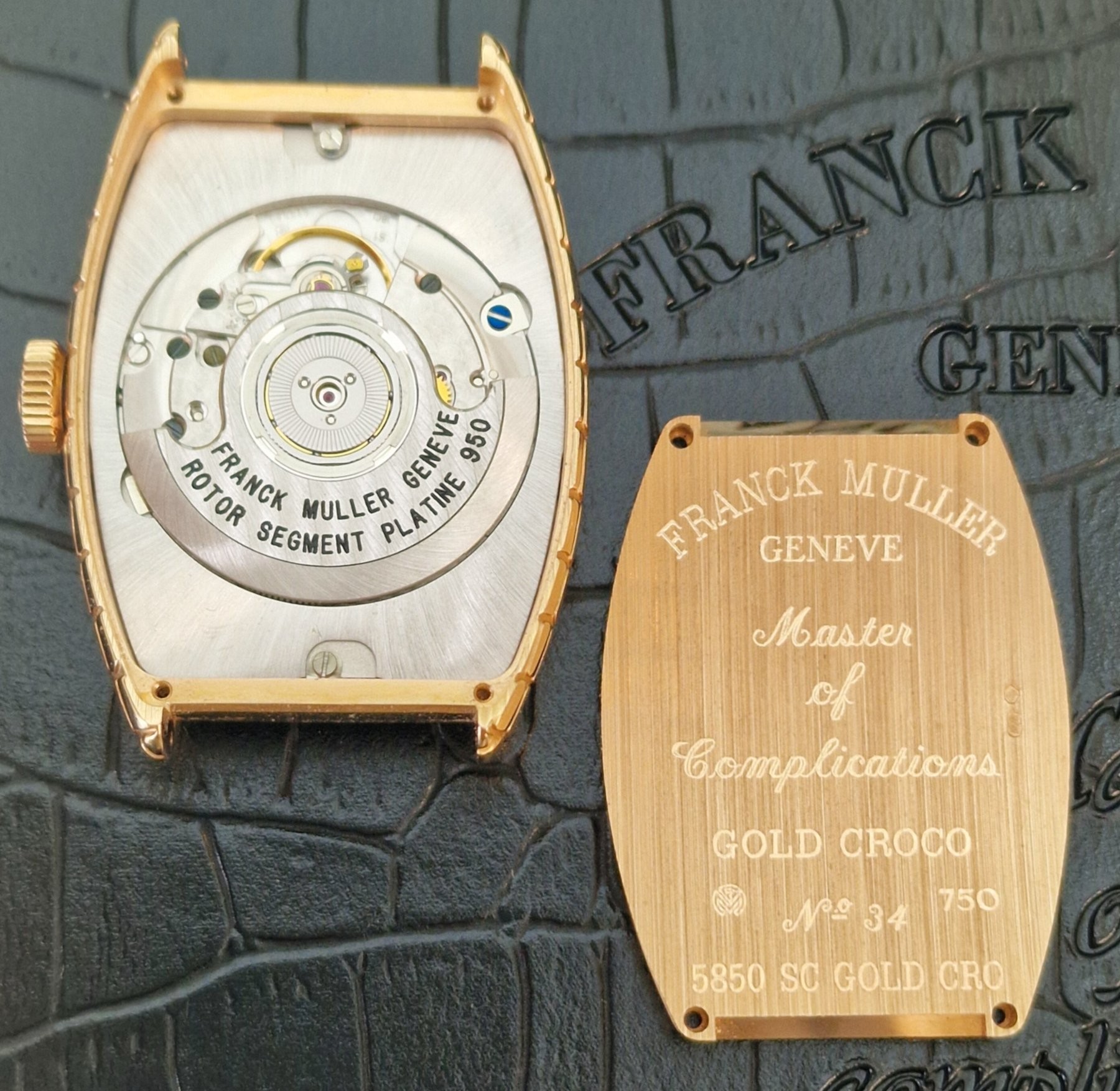 Franck Muller 18k Croco - Full Set. Franck Muller 18k Croco - Full Set.