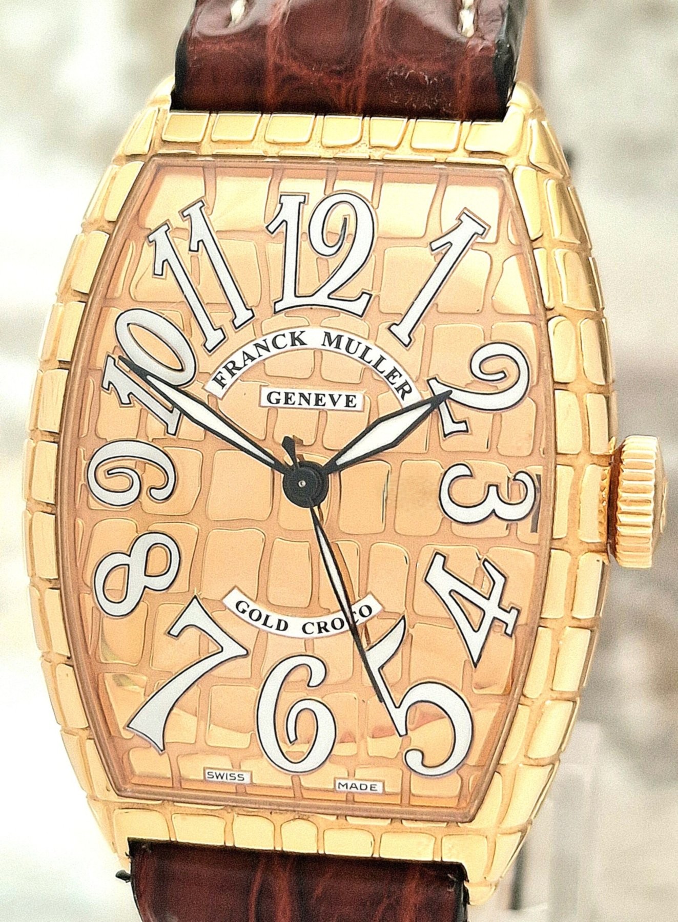 Franck Muller 18k Croco - Full Set. Franck Muller 18k Croco - Full Set.