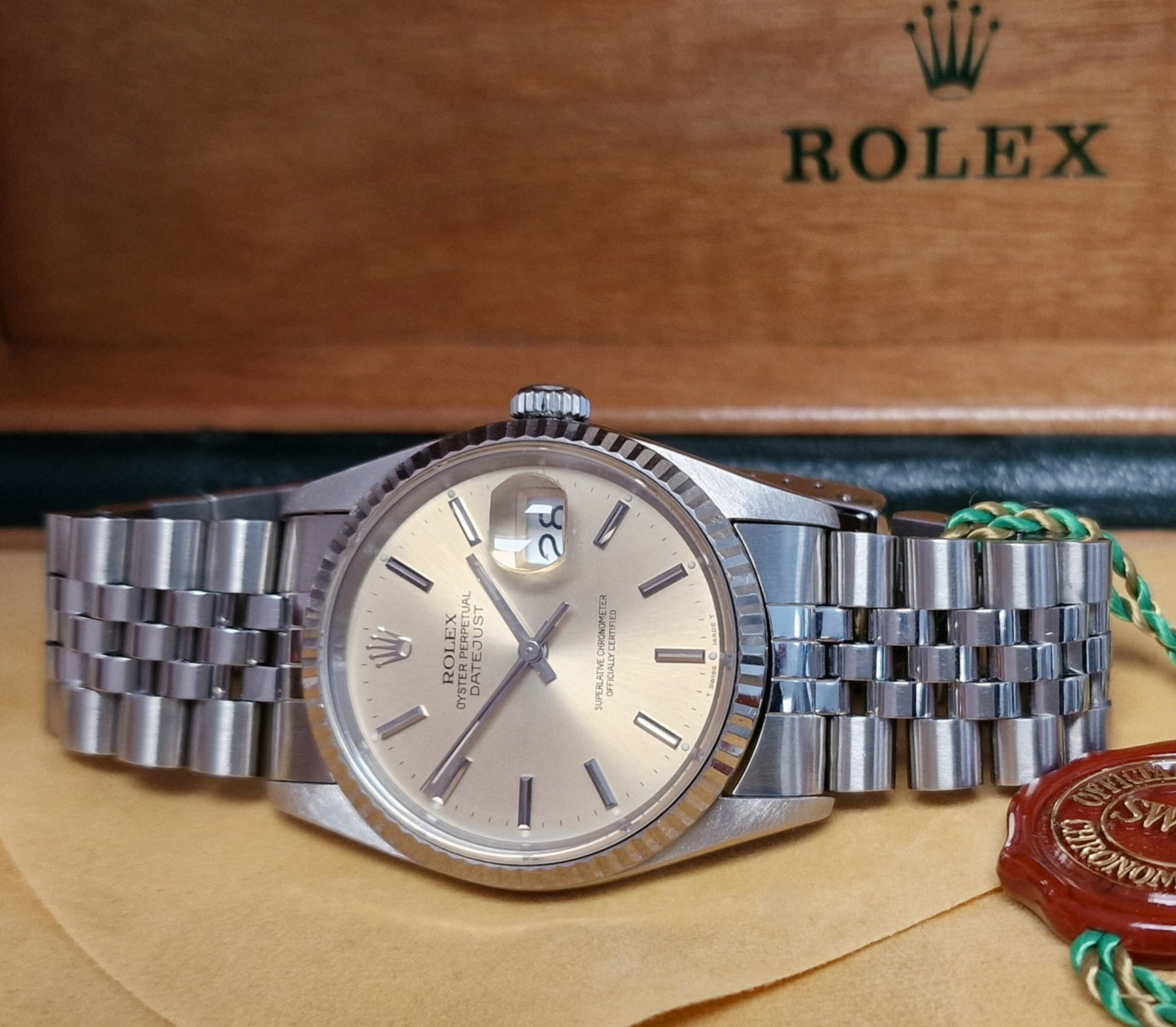 Rolex Oyster Perpetual Datejust 16234 Tropical Dial Rolex Oyster Perpetual Datejust 16234 Tropical Dial