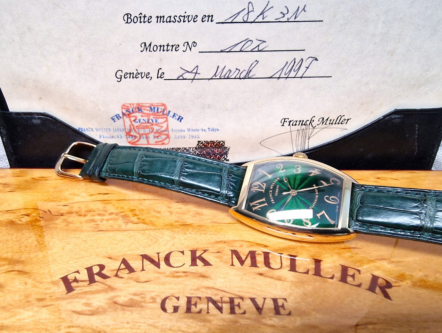 Franck Muller Cintrée Curvex 18k - Full Set