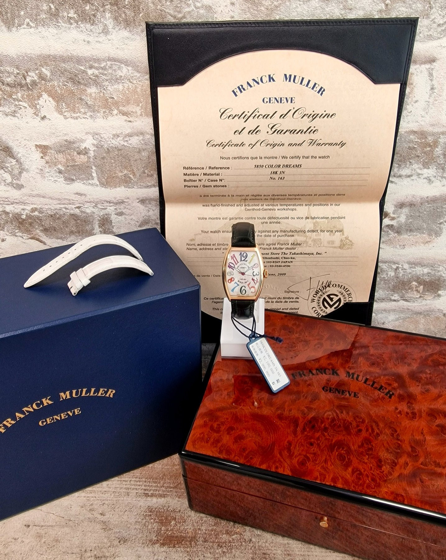 Franck Muller 18k Color Dreams automaat  - Full Set