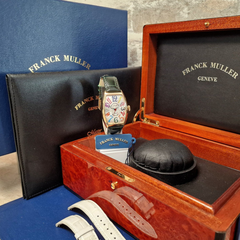 Franck Muller 18k Color Dreams Automatic - Full set Franck Muller 18k Color Dreams Automatic - Full set