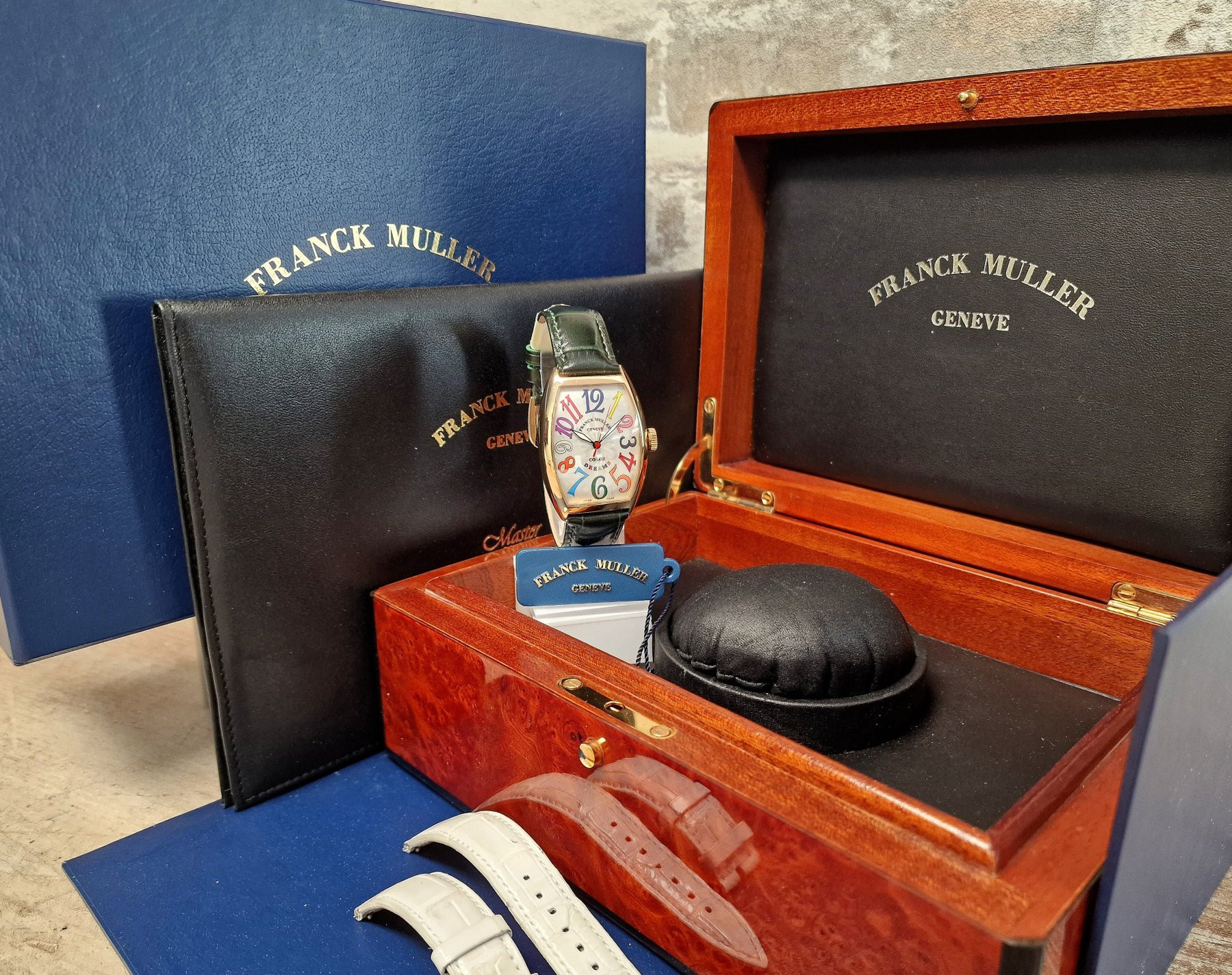 Franck Muller 18k Color Dreams Automatic - Full set Franck Muller 18k Color Dreams Automatic - Full set