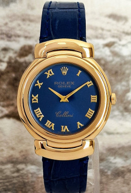 Rolex Cellini 6622 Blue dial