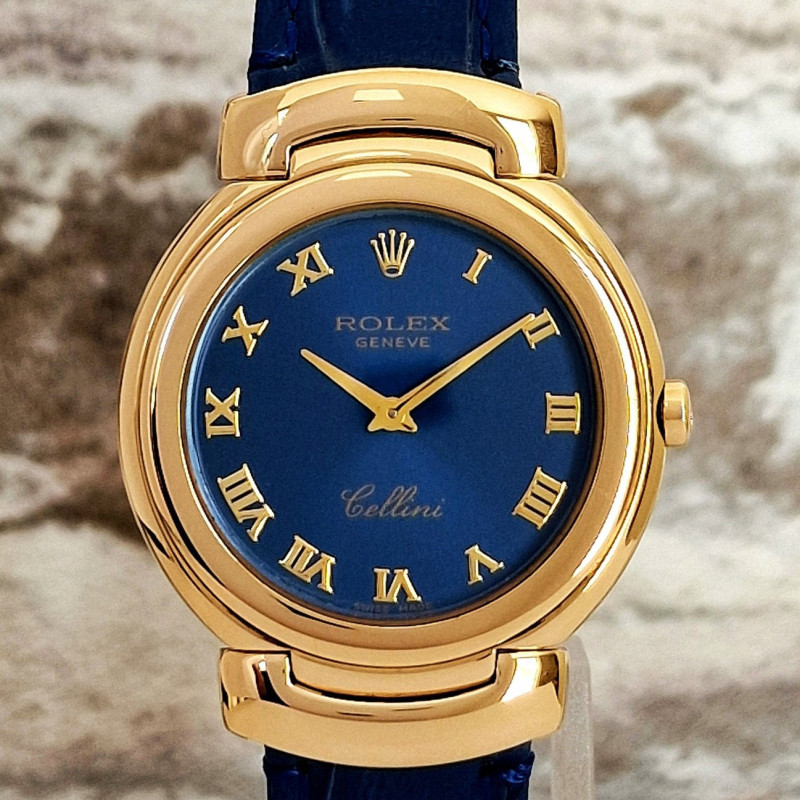 Rolex Cellini 6622 Blue dial