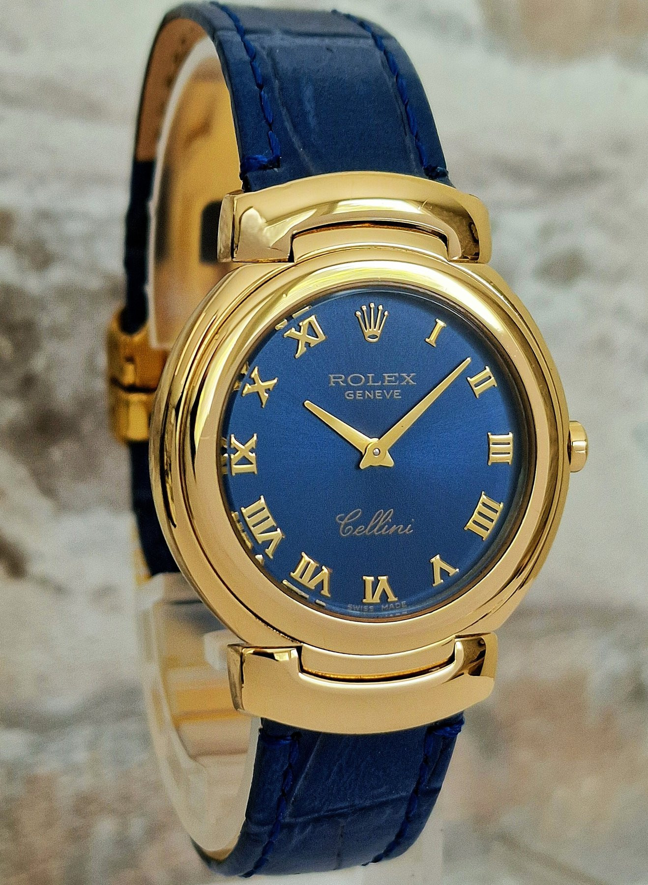 Rolex Cellini 6622 Blue dial - Full Set