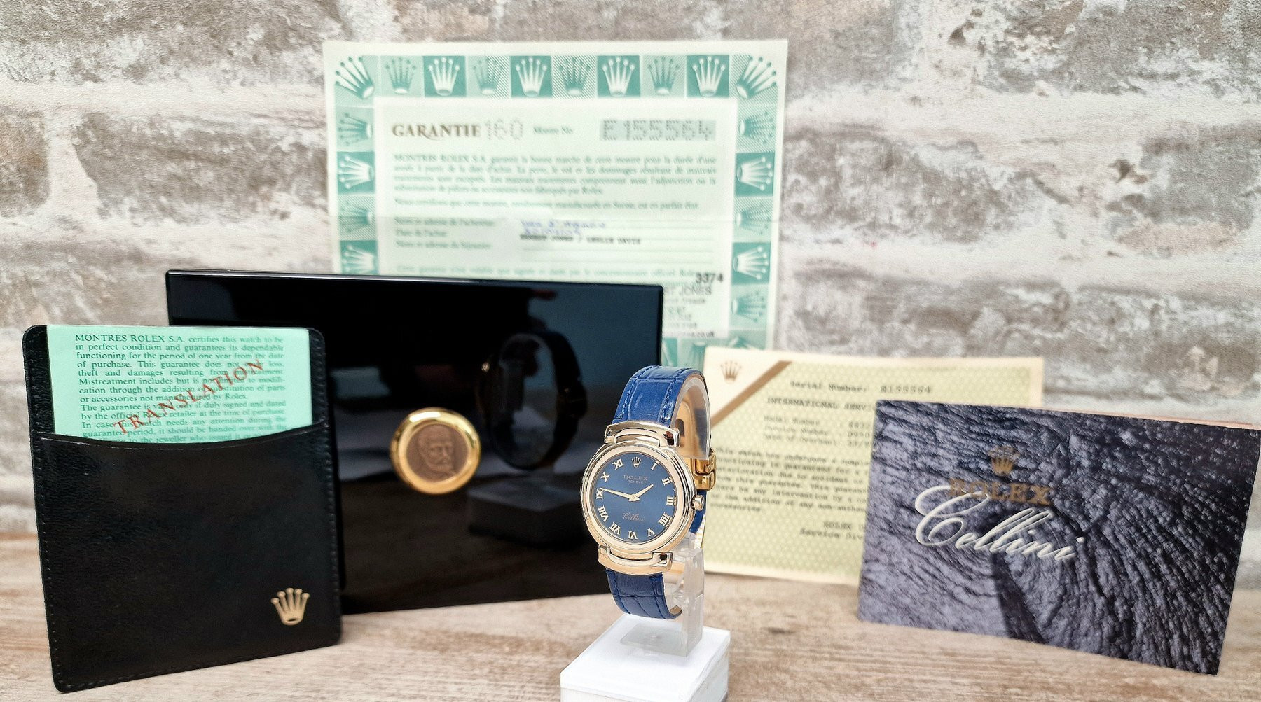 Rolex Cellini 6622 Blue dial - Full Set