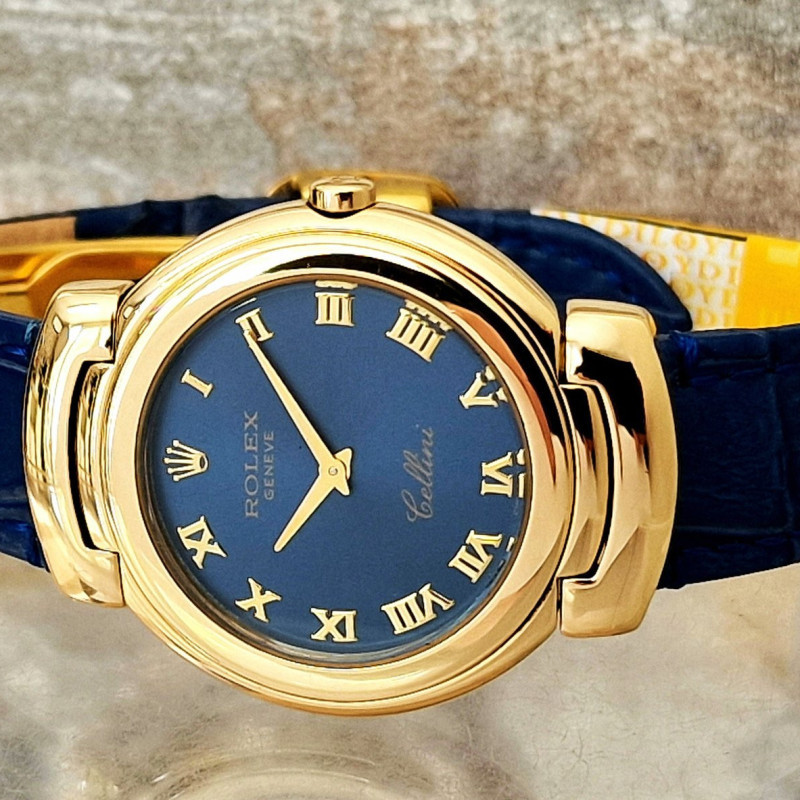 Rolex Cellini 6622 Blue dial - Full Set