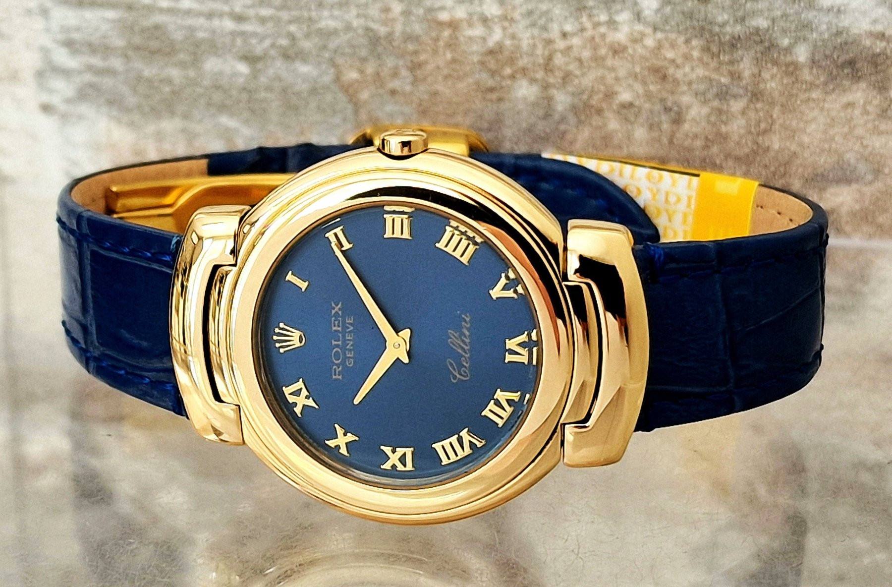 Rolex Cellini 6622 Blue dial - Full Set